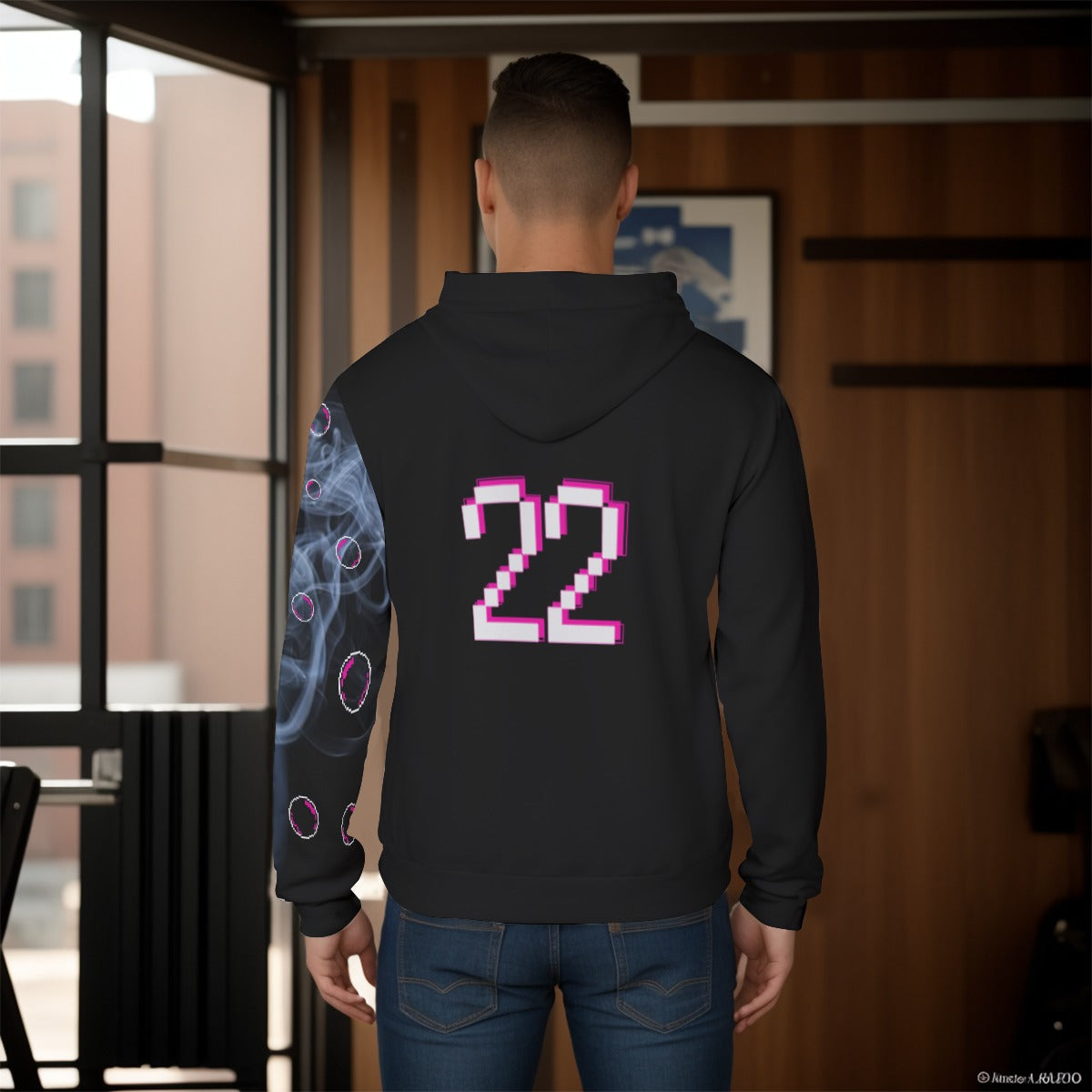 Sean's All-Over Print Men's Pullover Hoodie