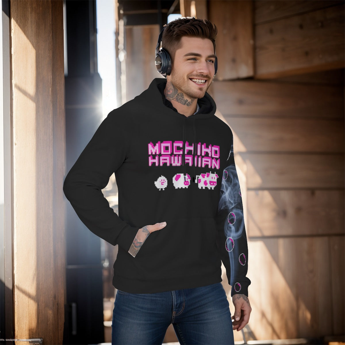 Sean's All-Over Print Men's Pullover Hoodie