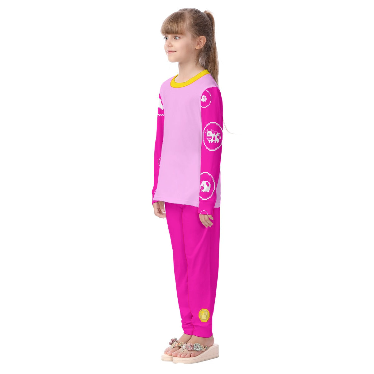 All-Over Print Kid's Pajamas Set